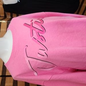 Justice pink sweatshirt